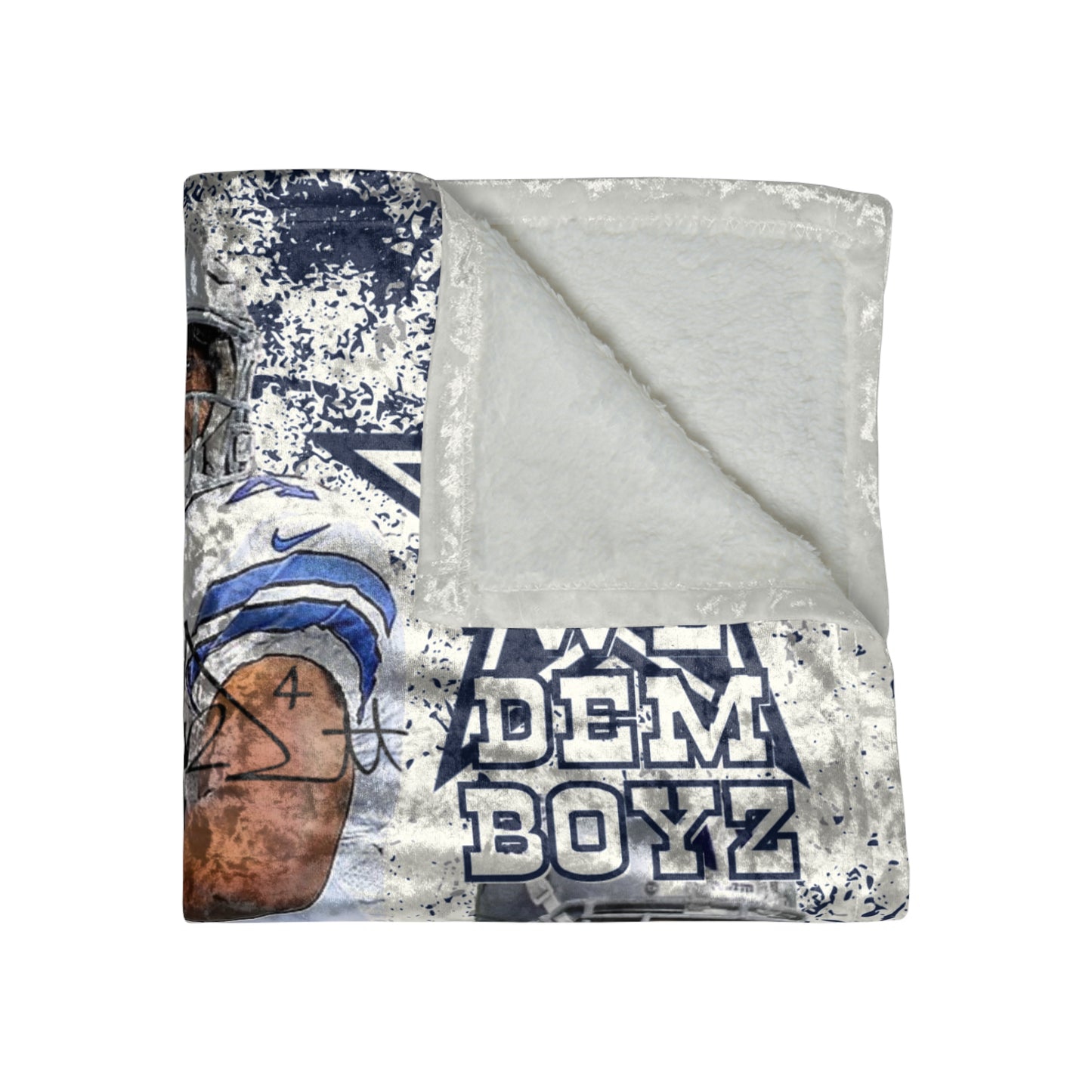 Crushed Velvet Cowboys Blanket