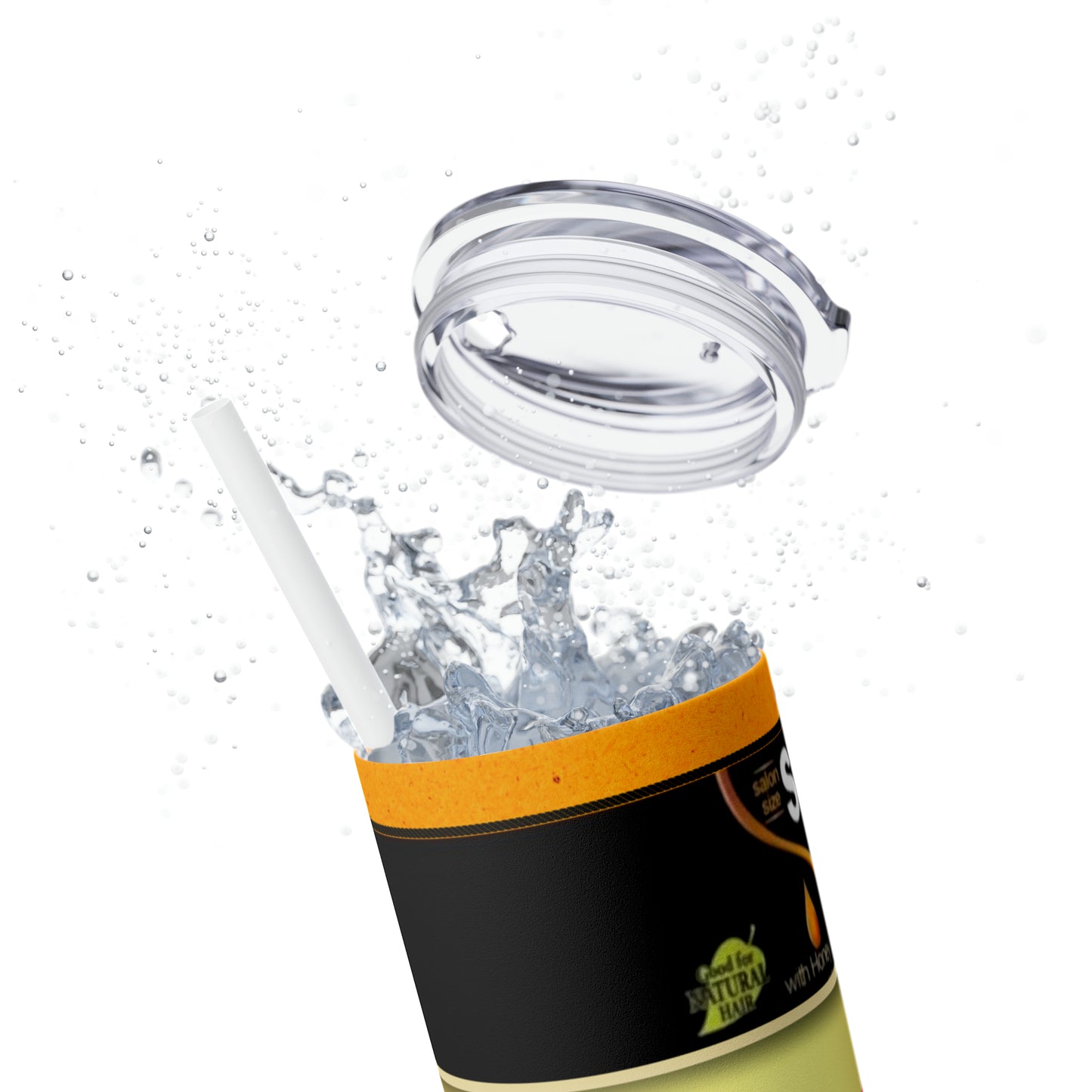 Shine jam Skinny Tumbler with Straw, 20oz