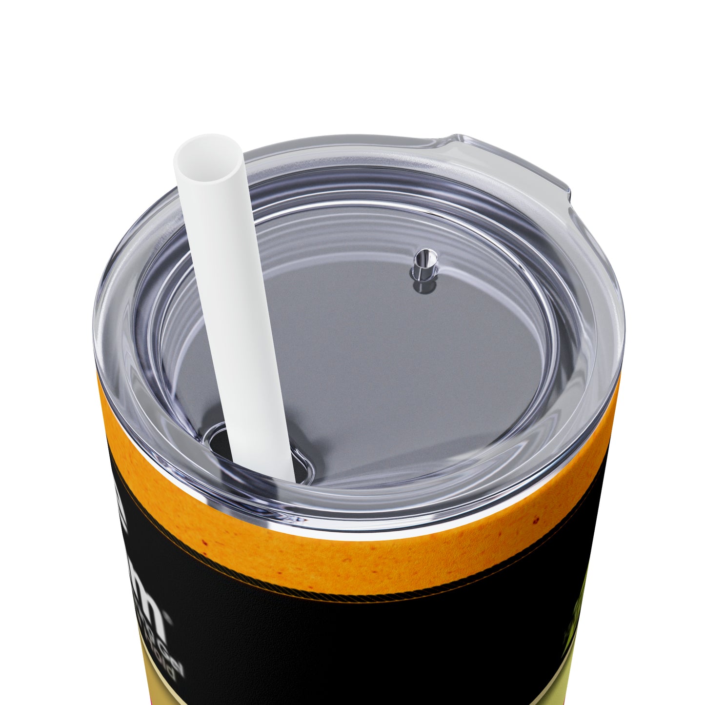 Shine jam Skinny Tumbler with Straw, 20oz