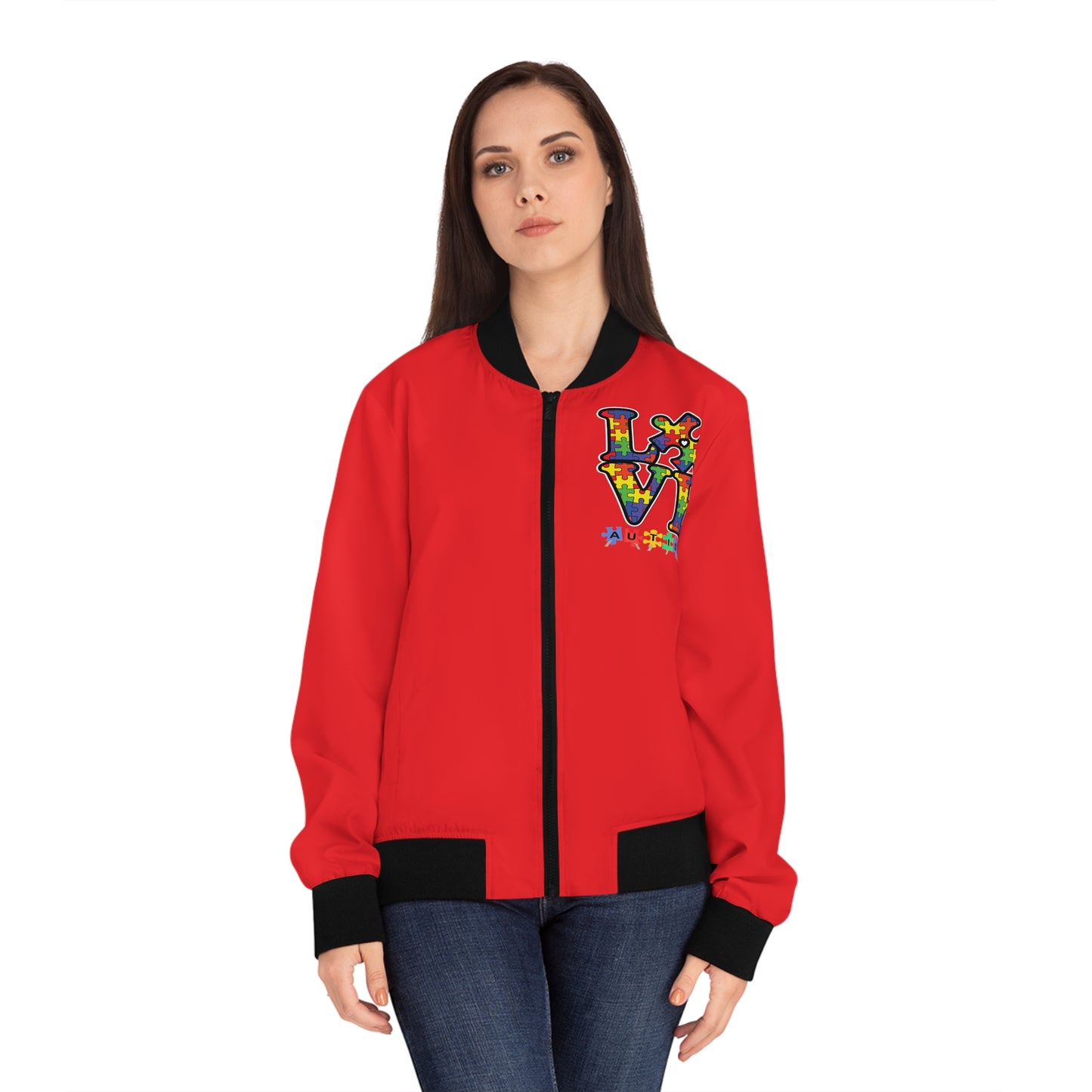 Autism Women's Bomber Jacket
