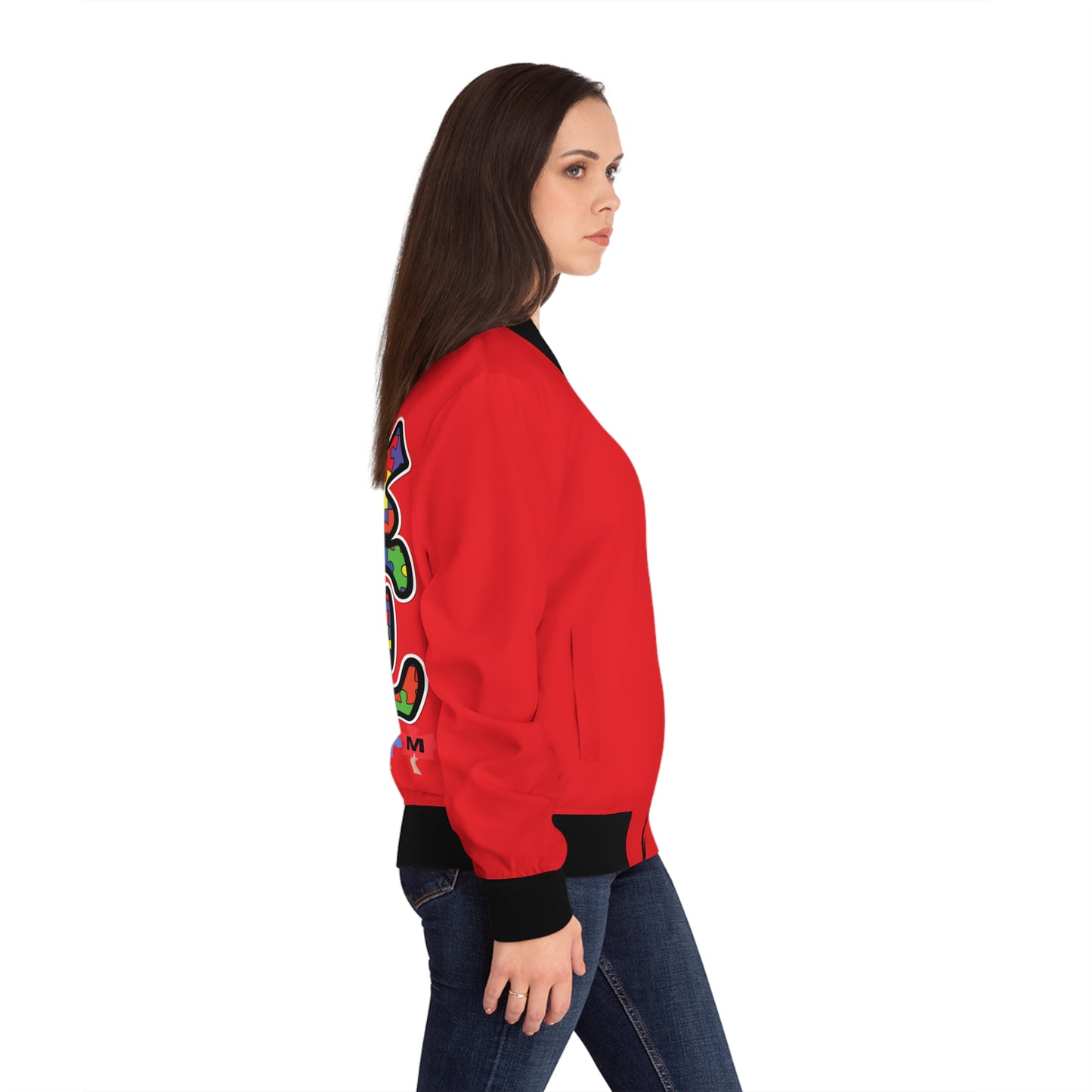 Autism Women's Bomber Jacket