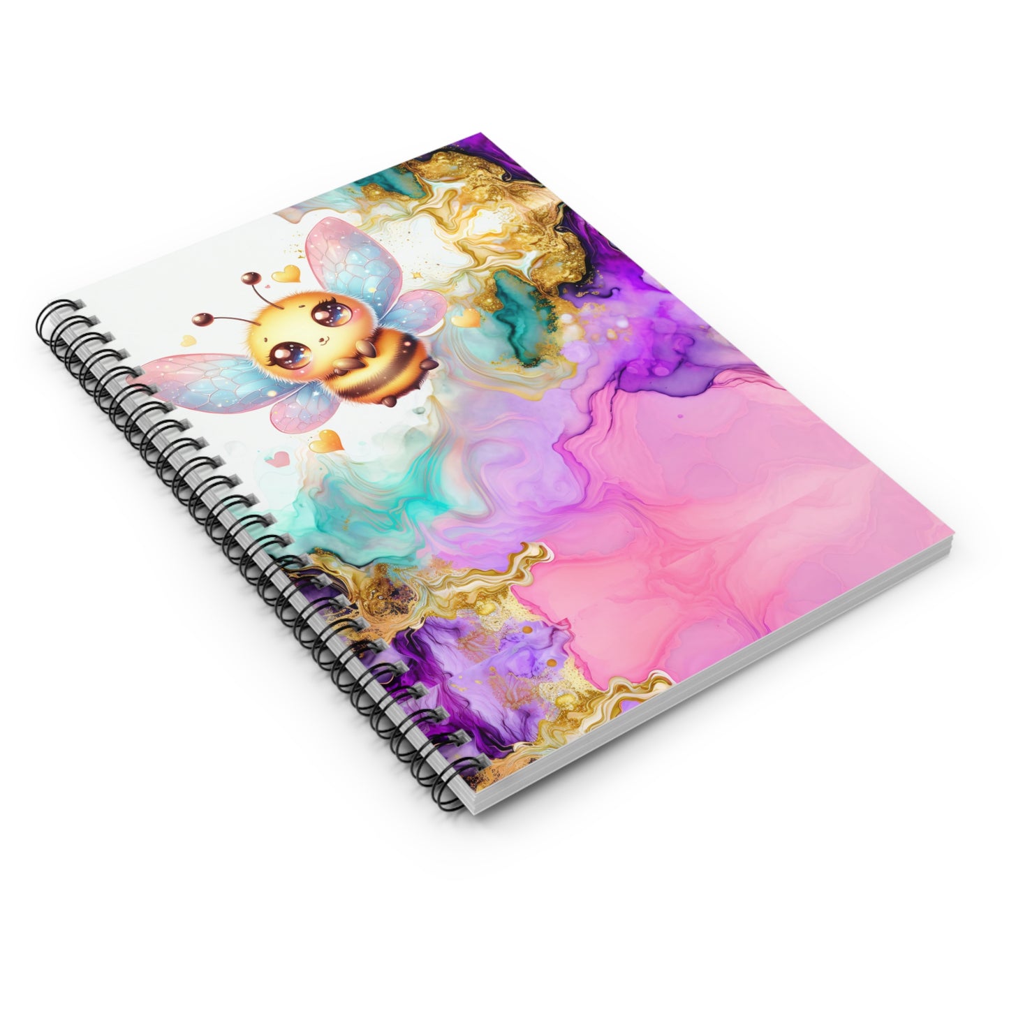 Bee Spiral Notebook - Ruled Line