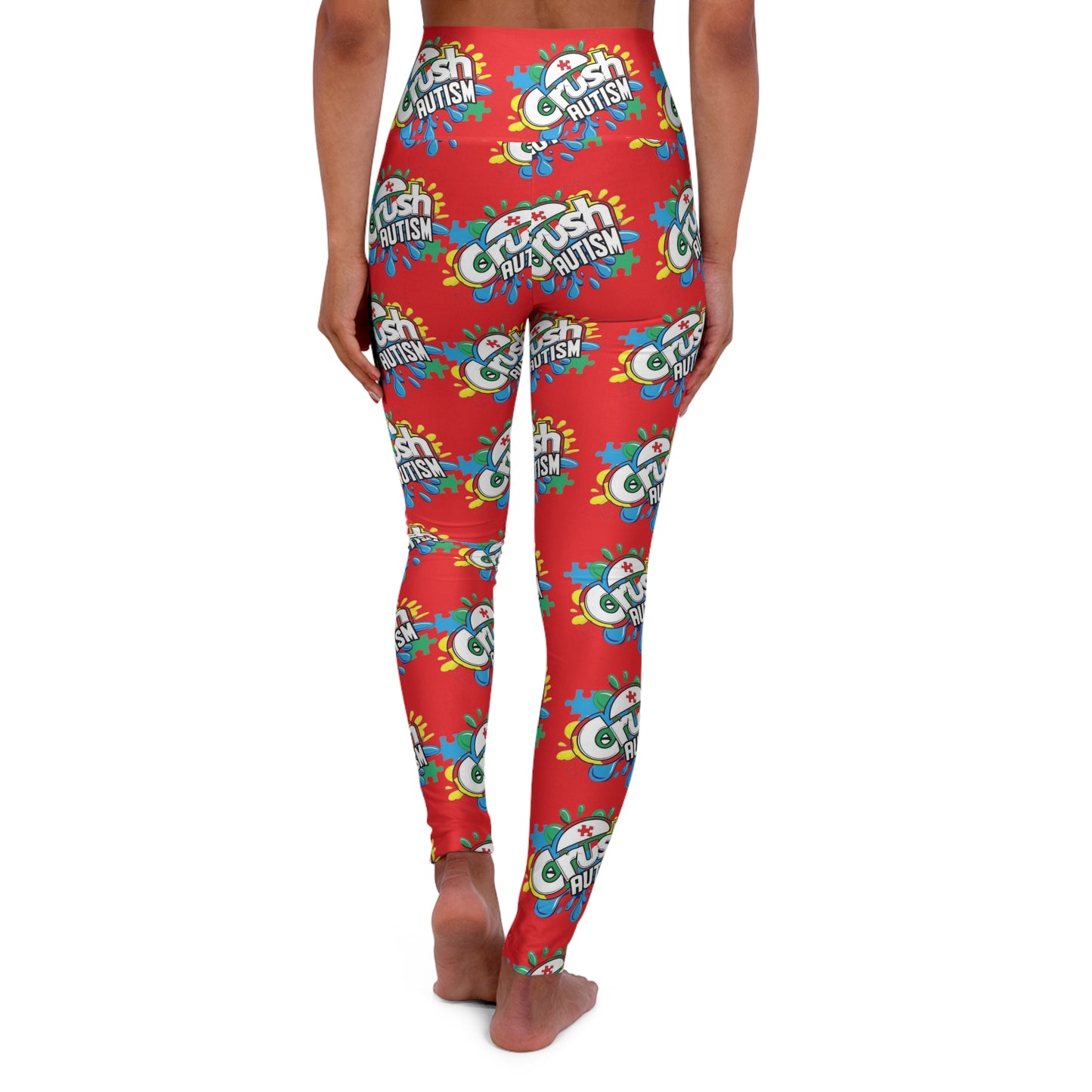 High Waisted Autism Yoga Leggings