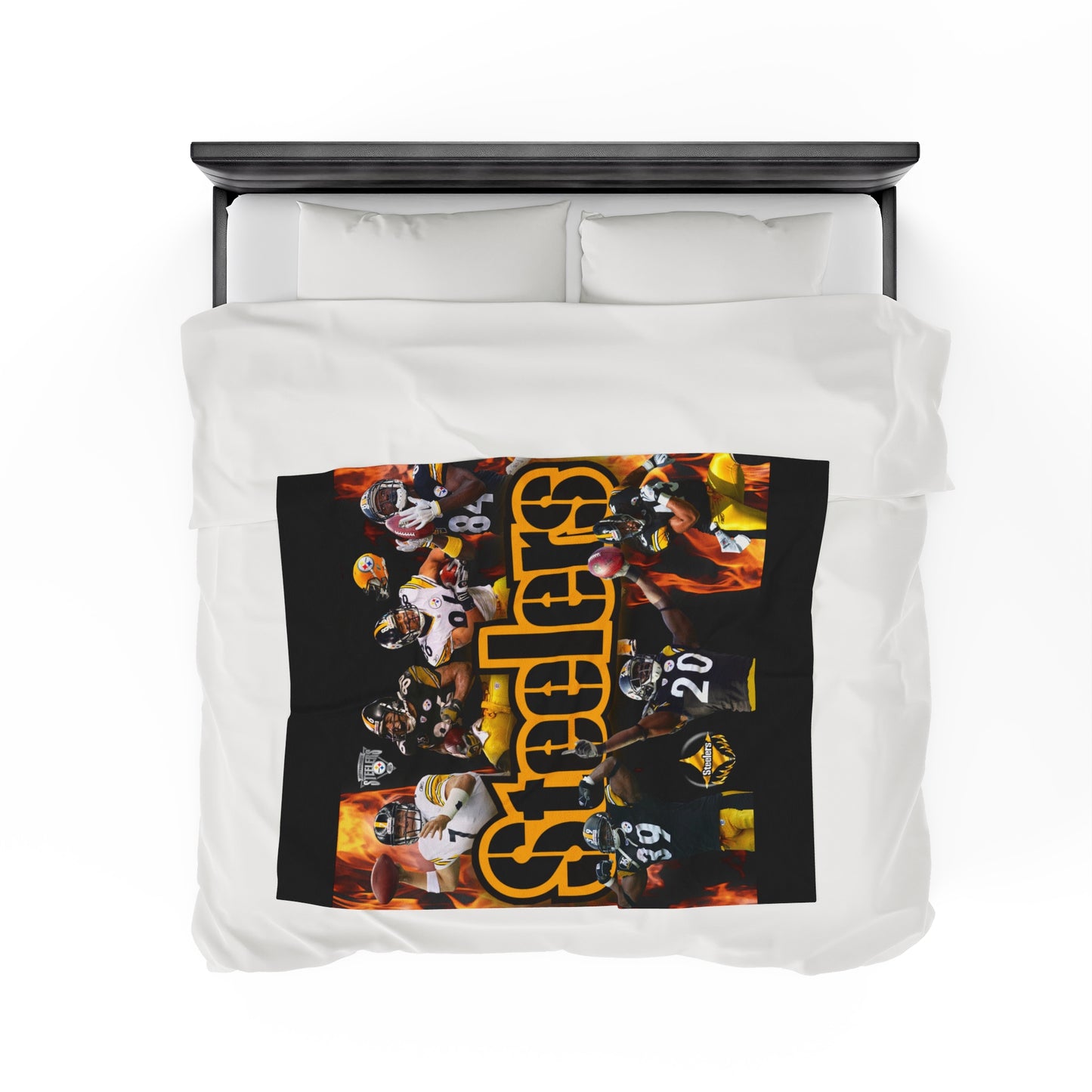 Velveteen Plush Steelers Blanket