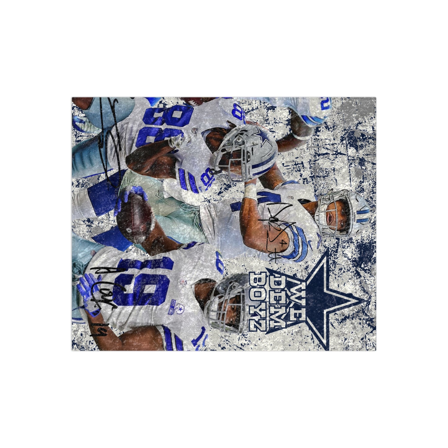 Crushed Velvet Cowboys Blanket