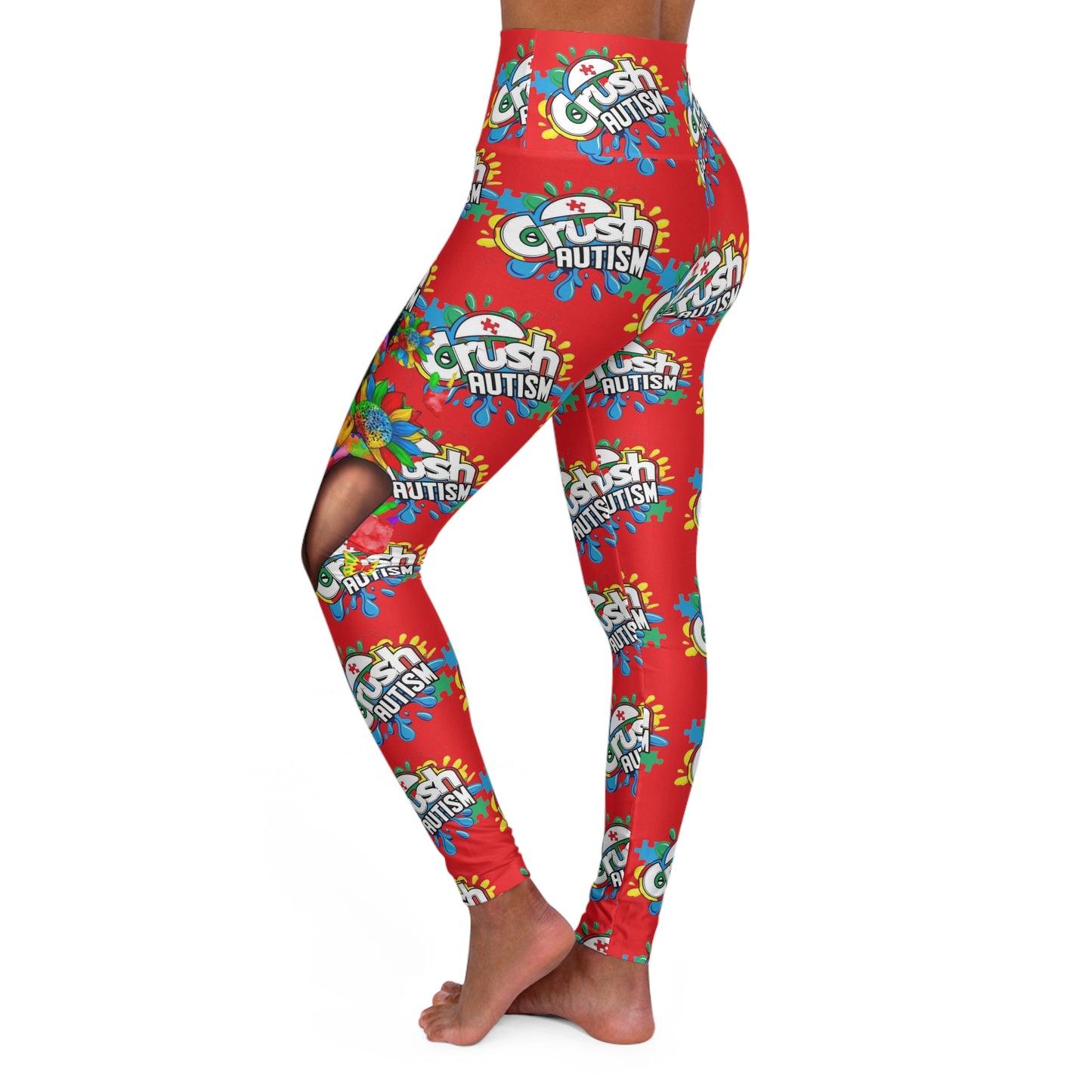 High Waisted Autism Yoga Leggings