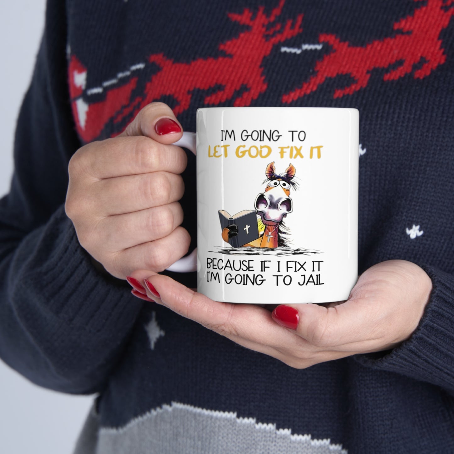Going to jail Ceramic Mug 11oz