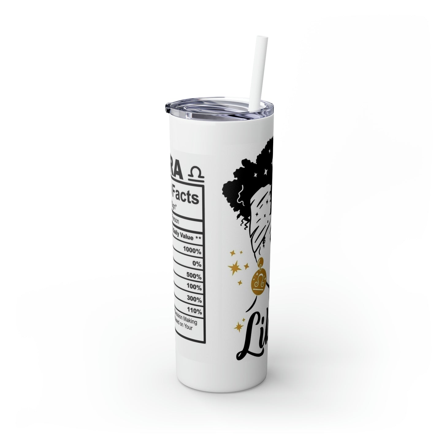 Libra Tumbler with Straw, 20oz