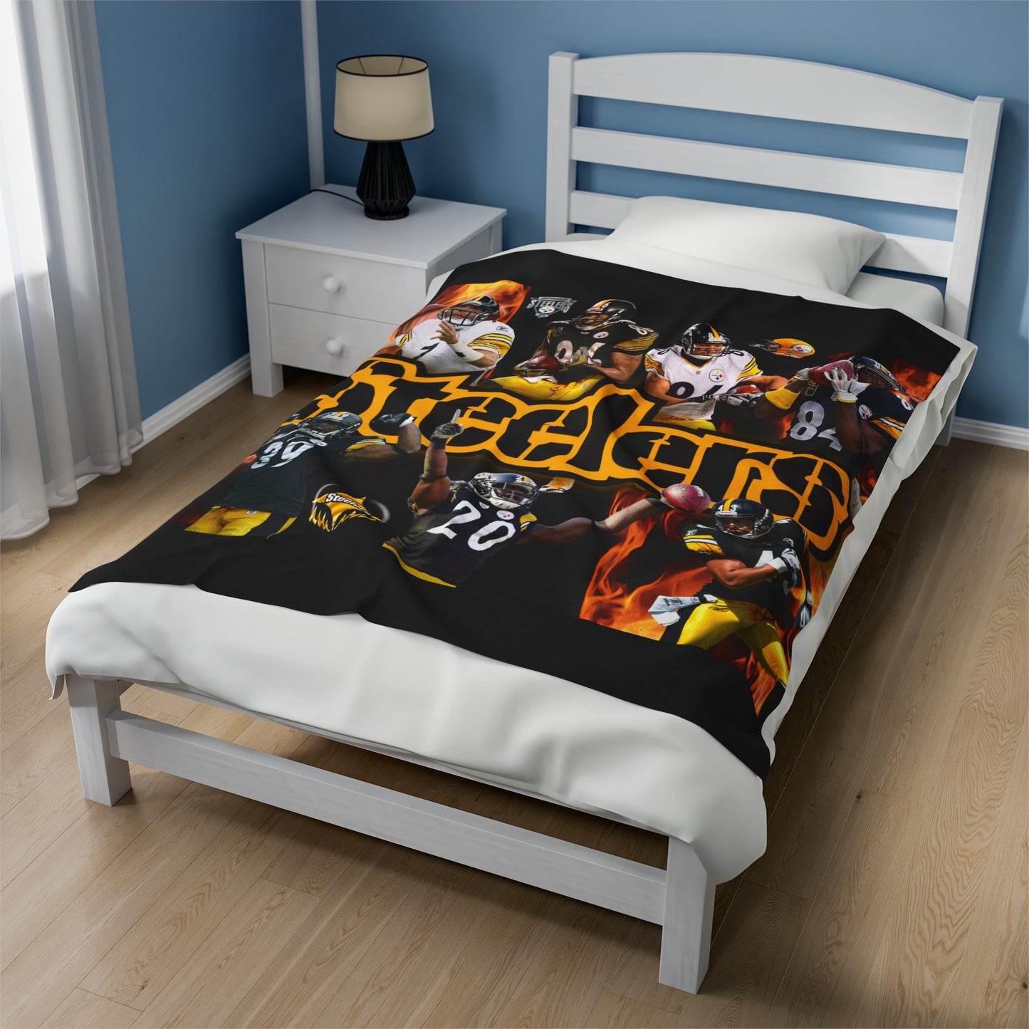 Velveteen Plush Steelers Blanket