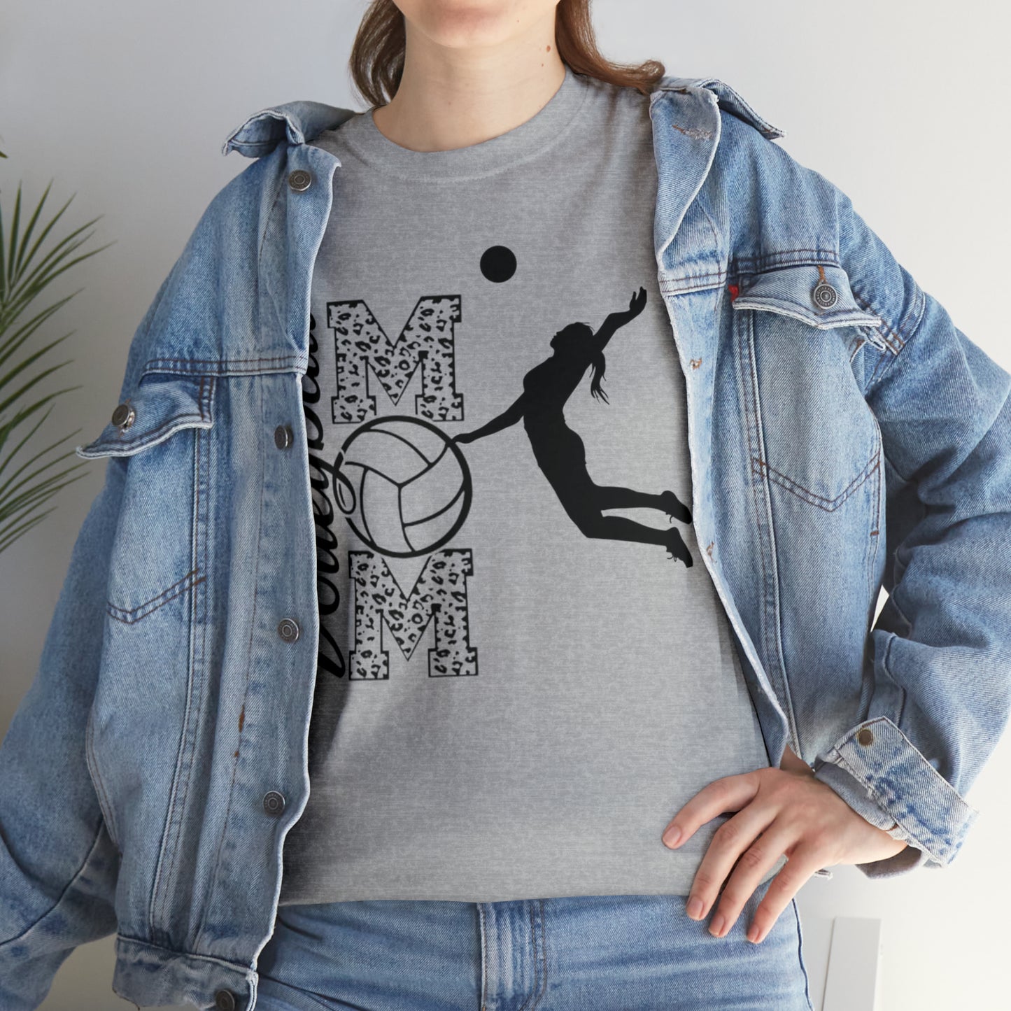 Volleyball mom Heavy Cotton Tee