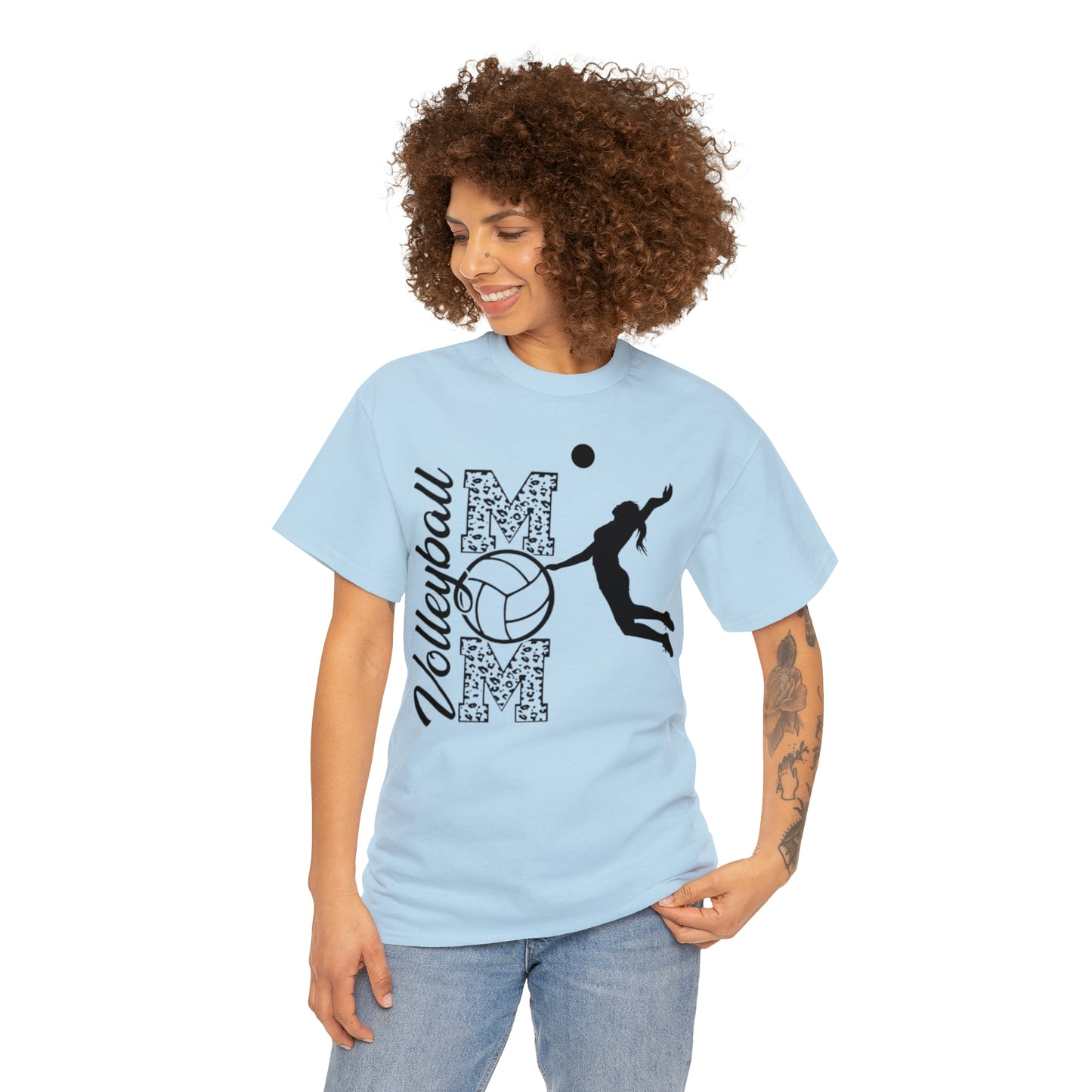 Volleyball mom Heavy Cotton Tee