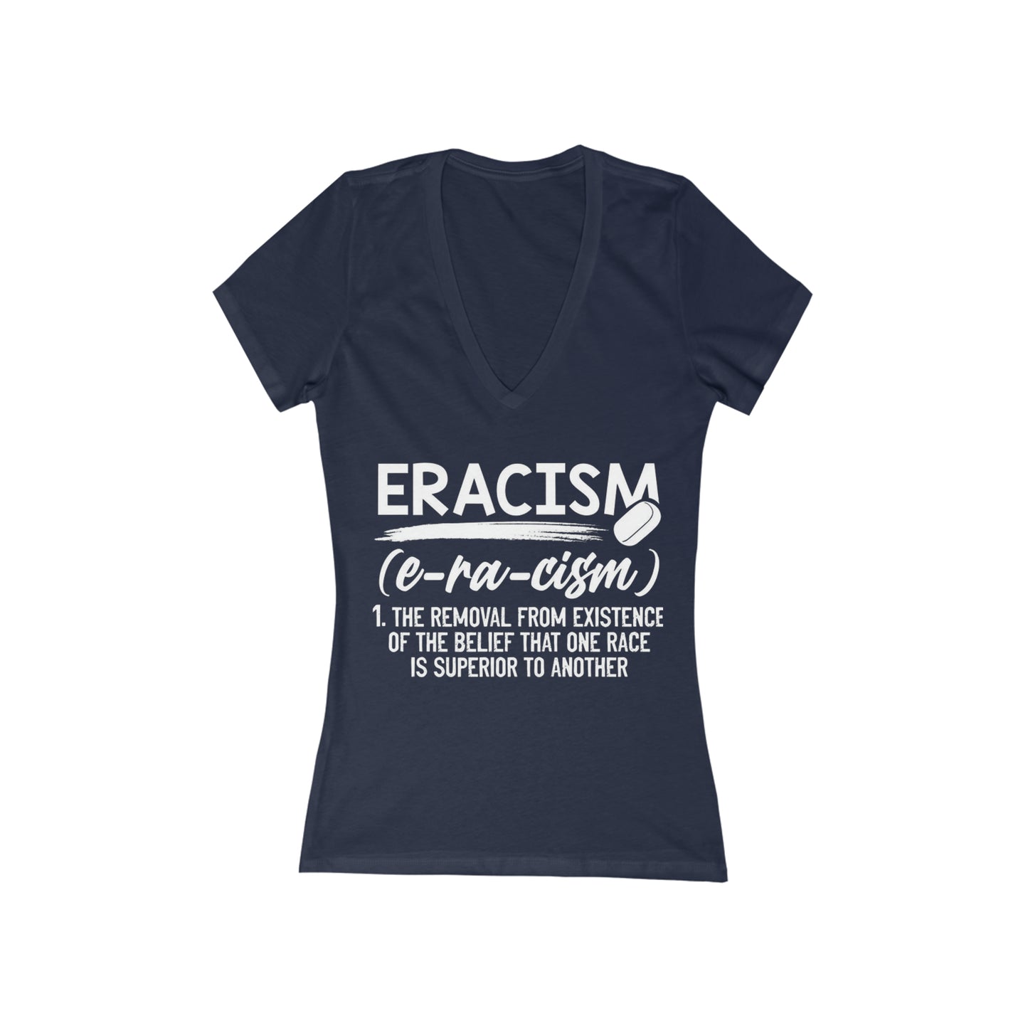 Women's Jersey Short Sleeve Deep V-Neck Tee
