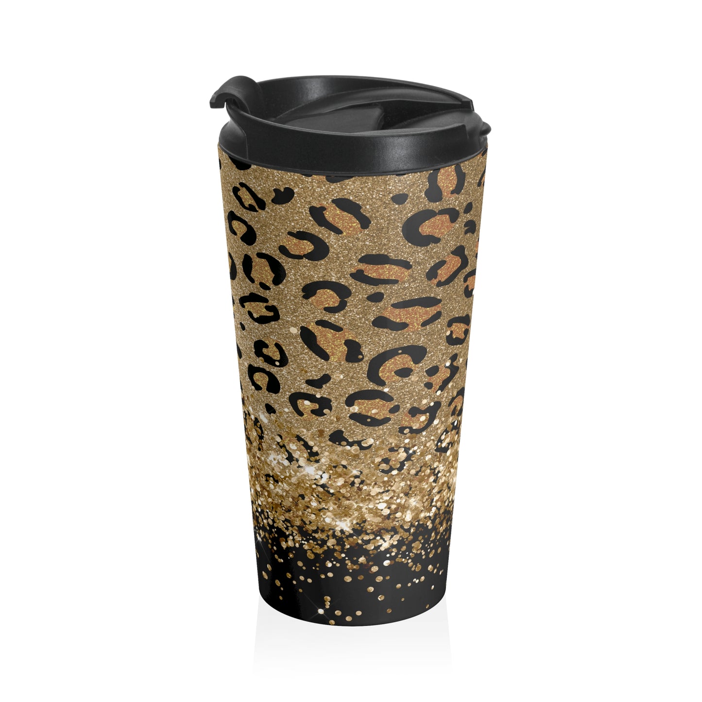 Leopard Stainless Steel Travel Mug