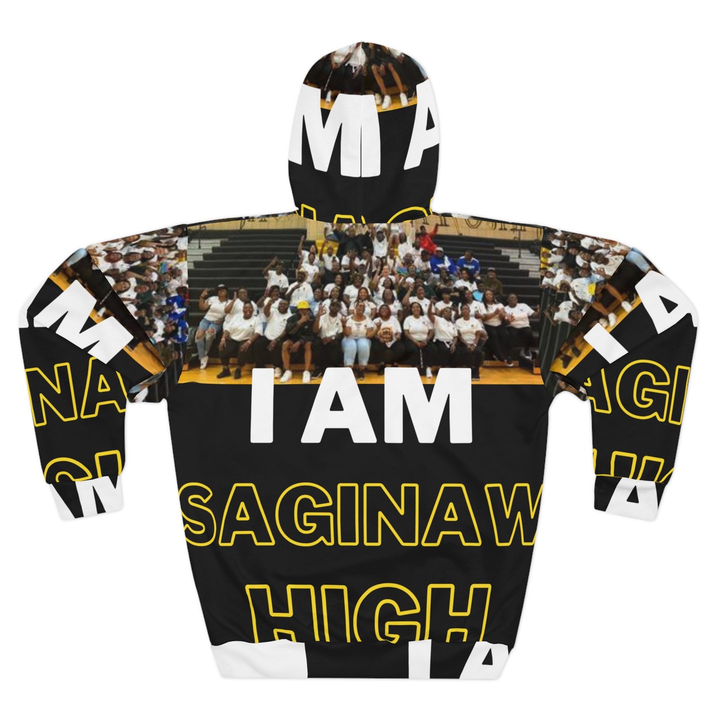 Saginaw High Pullover Hoodie (AOP)