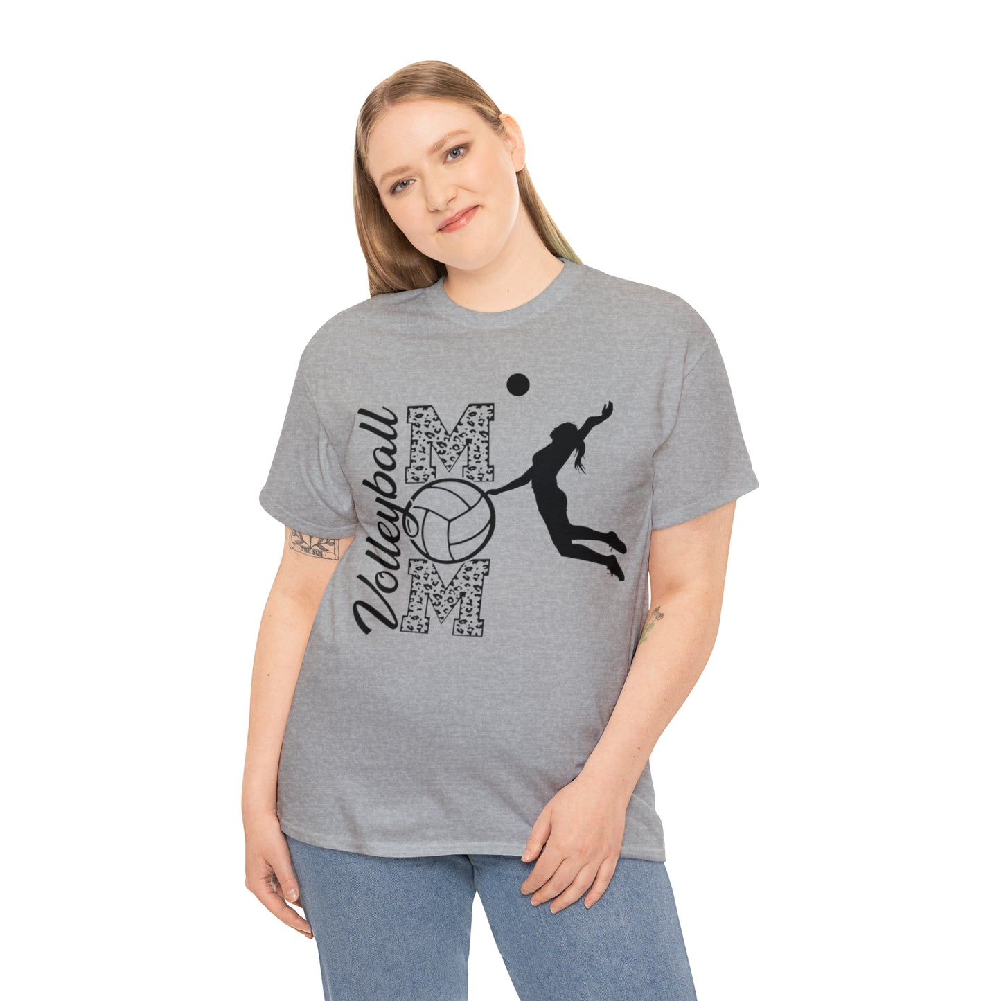 Volleyball mom Heavy Cotton Tee