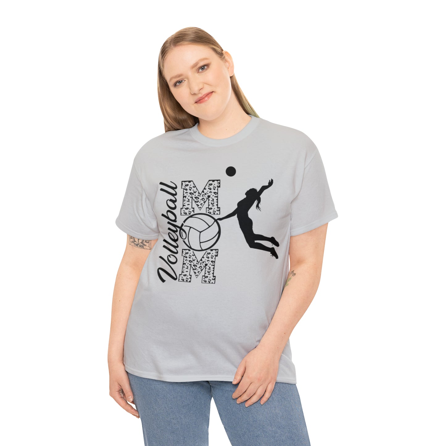 Volleyball mom Heavy Cotton Tee