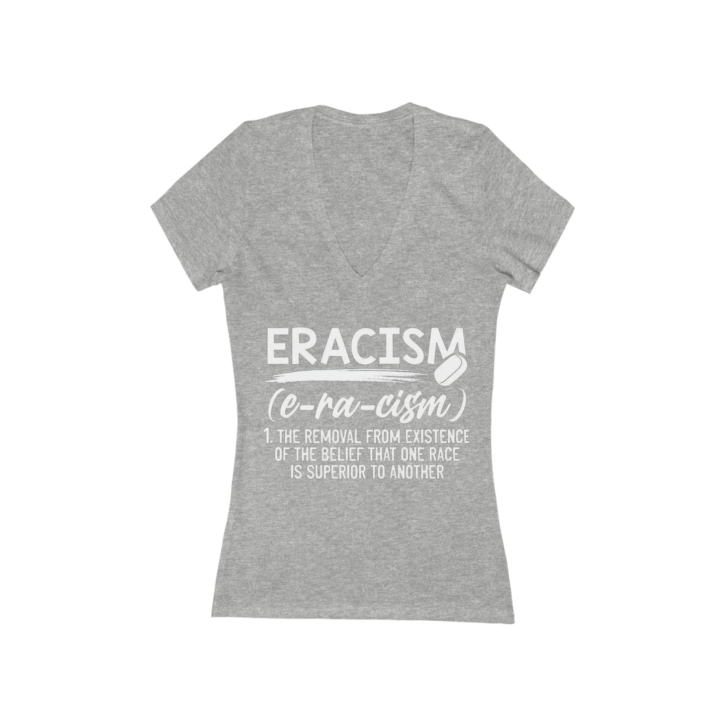 Women's Jersey Short Sleeve Deep V-Neck Tee
