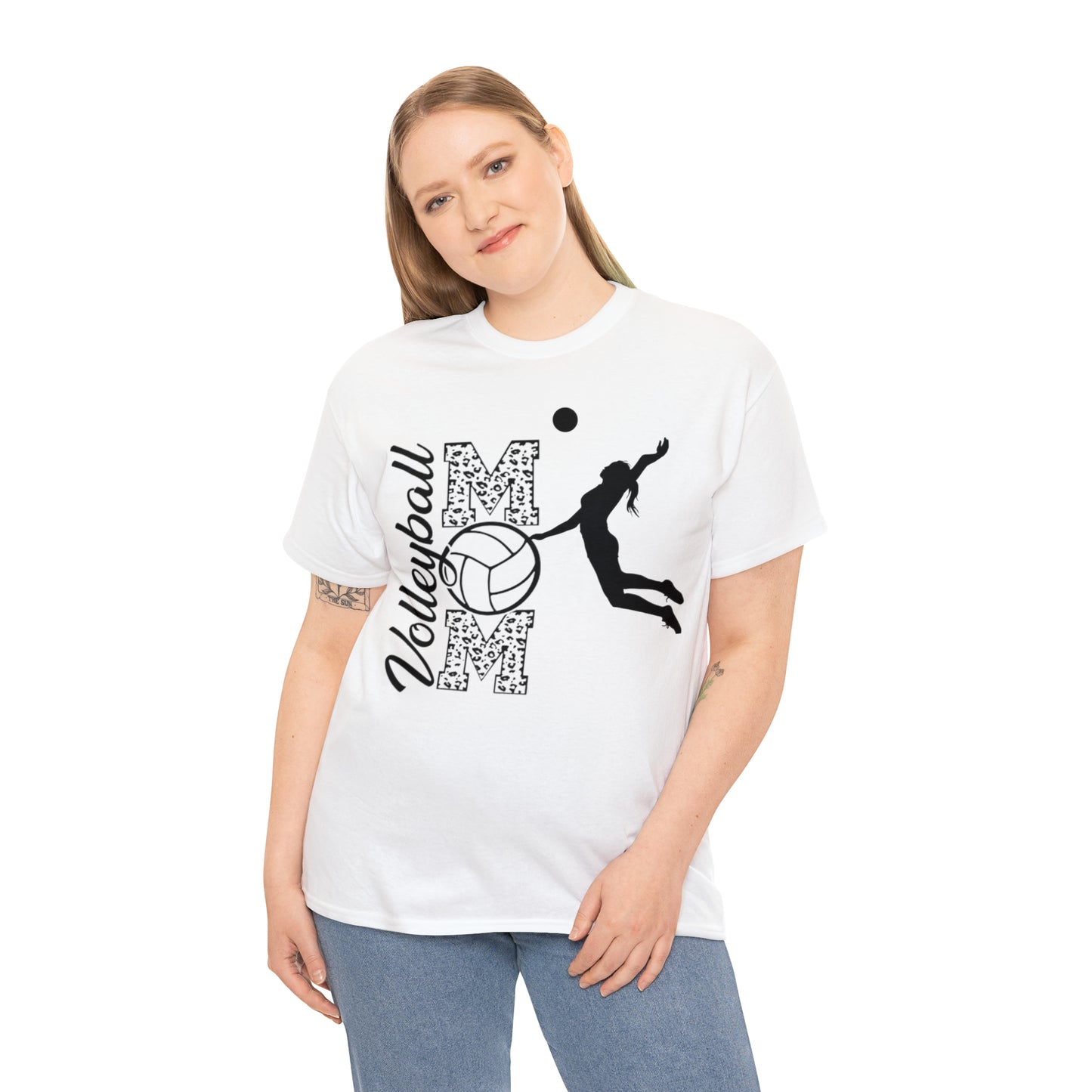 Volleyball mom Heavy Cotton Tee