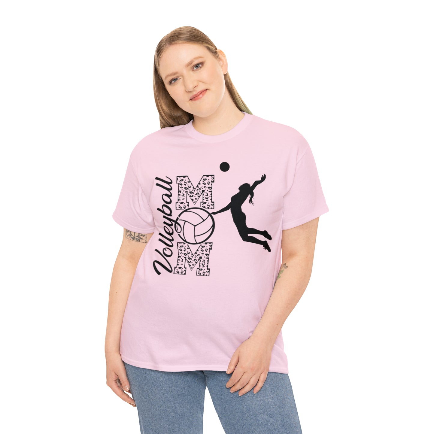 Volleyball mom Heavy Cotton Tee