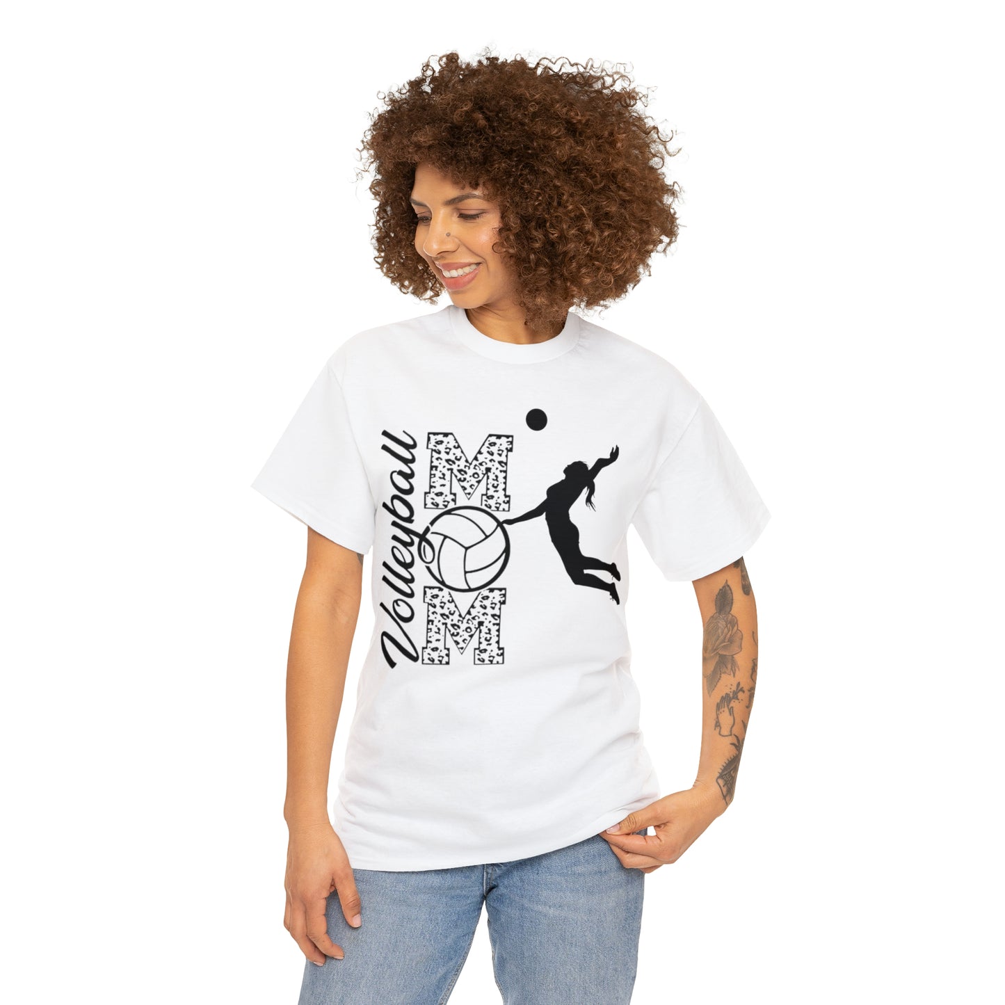 Volleyball mom Heavy Cotton Tee