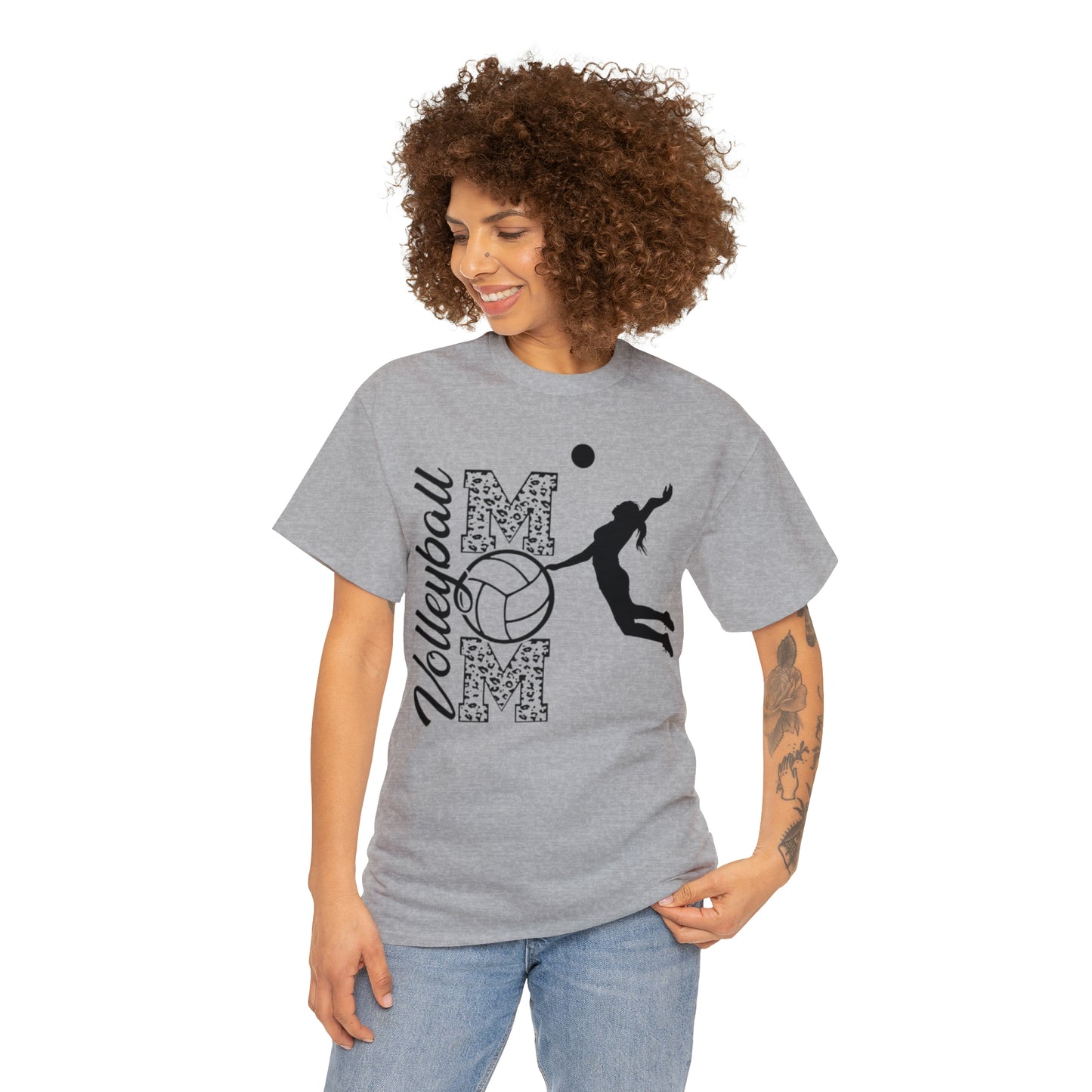 Volleyball mom Heavy Cotton Tee