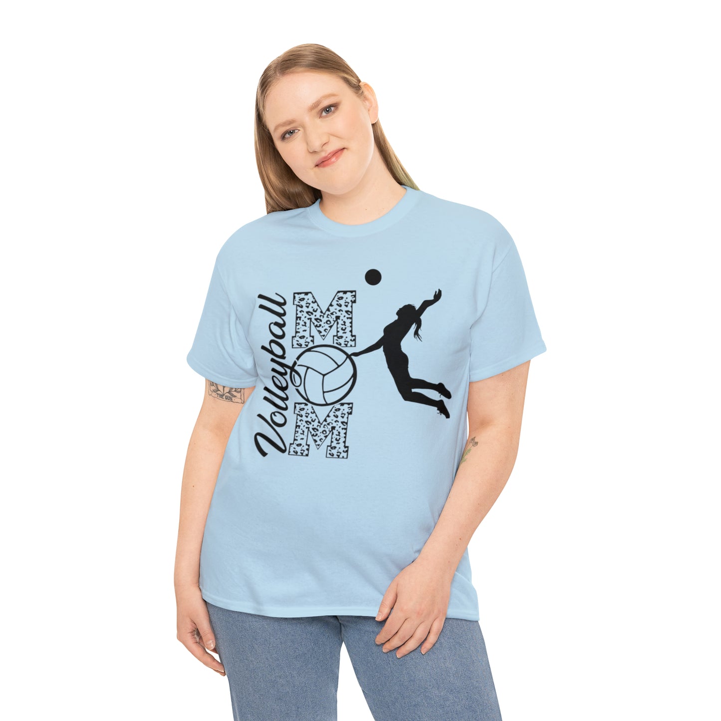 Volleyball mom Heavy Cotton Tee