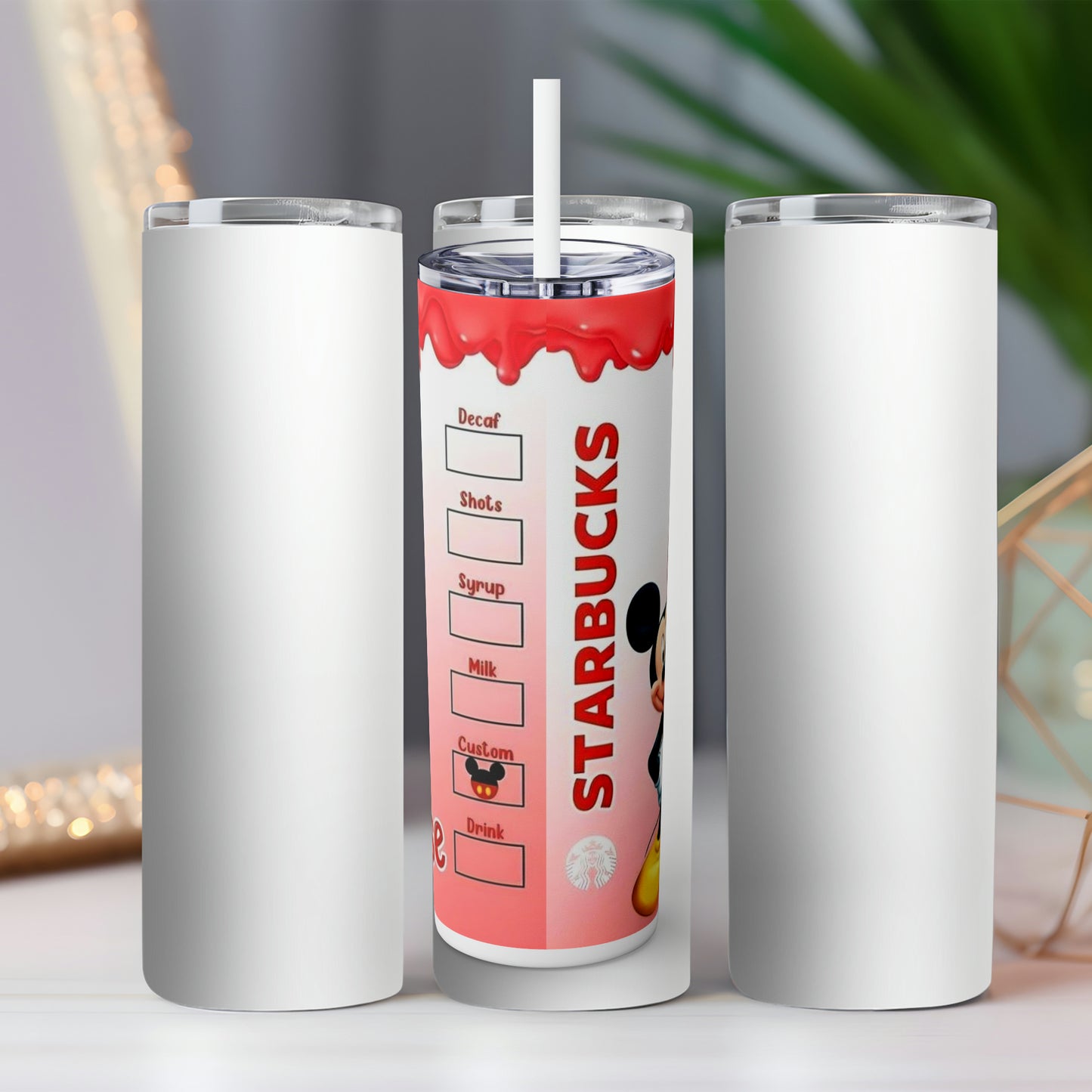 Starbucks Skinny Tumbler with Straw, 20oz
