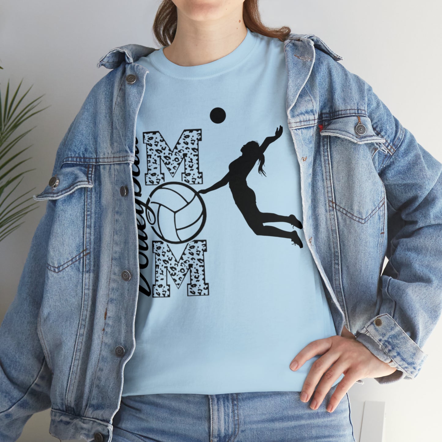 Volleyball mom Heavy Cotton Tee