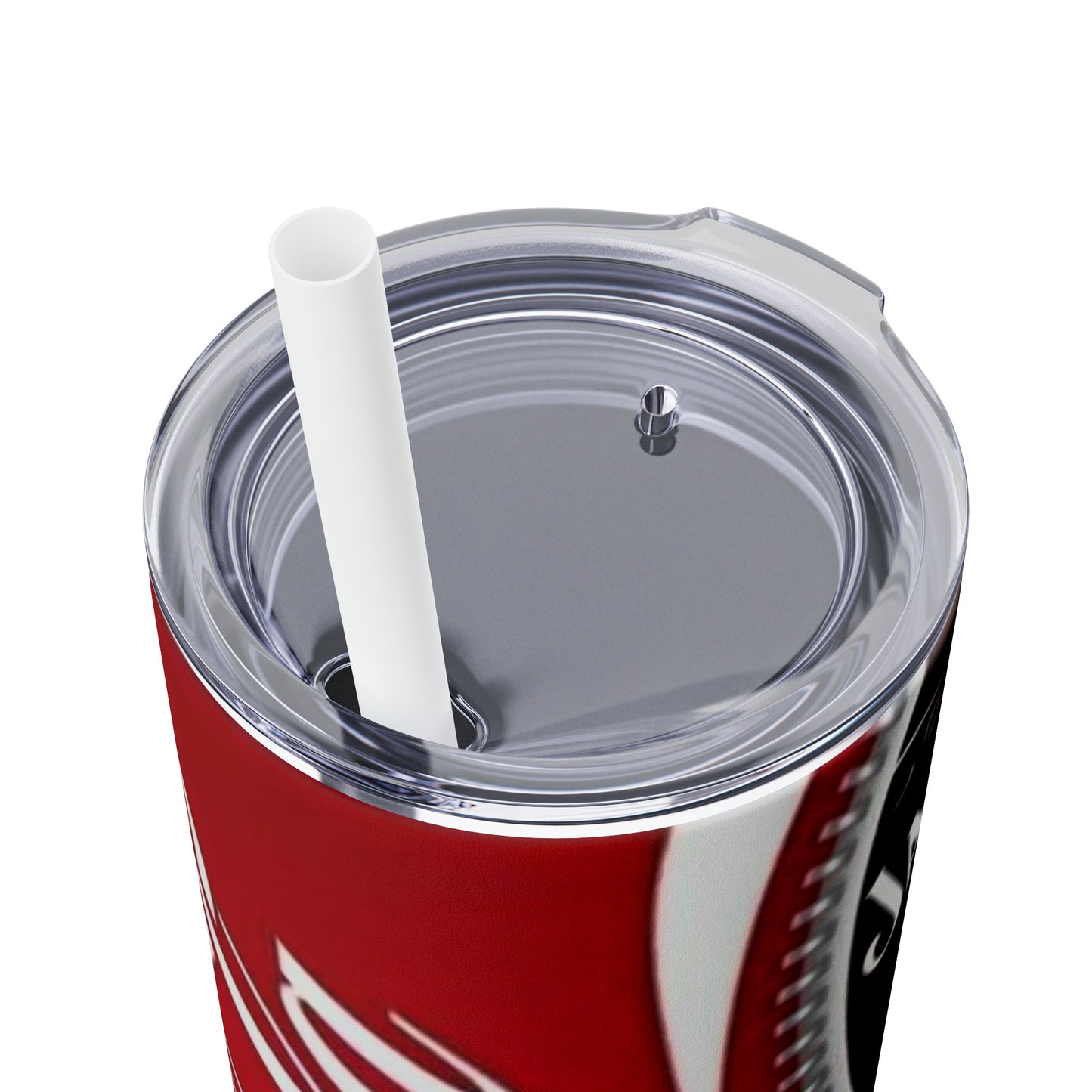 Cola Skinny Tumbler with Straw, 20oz