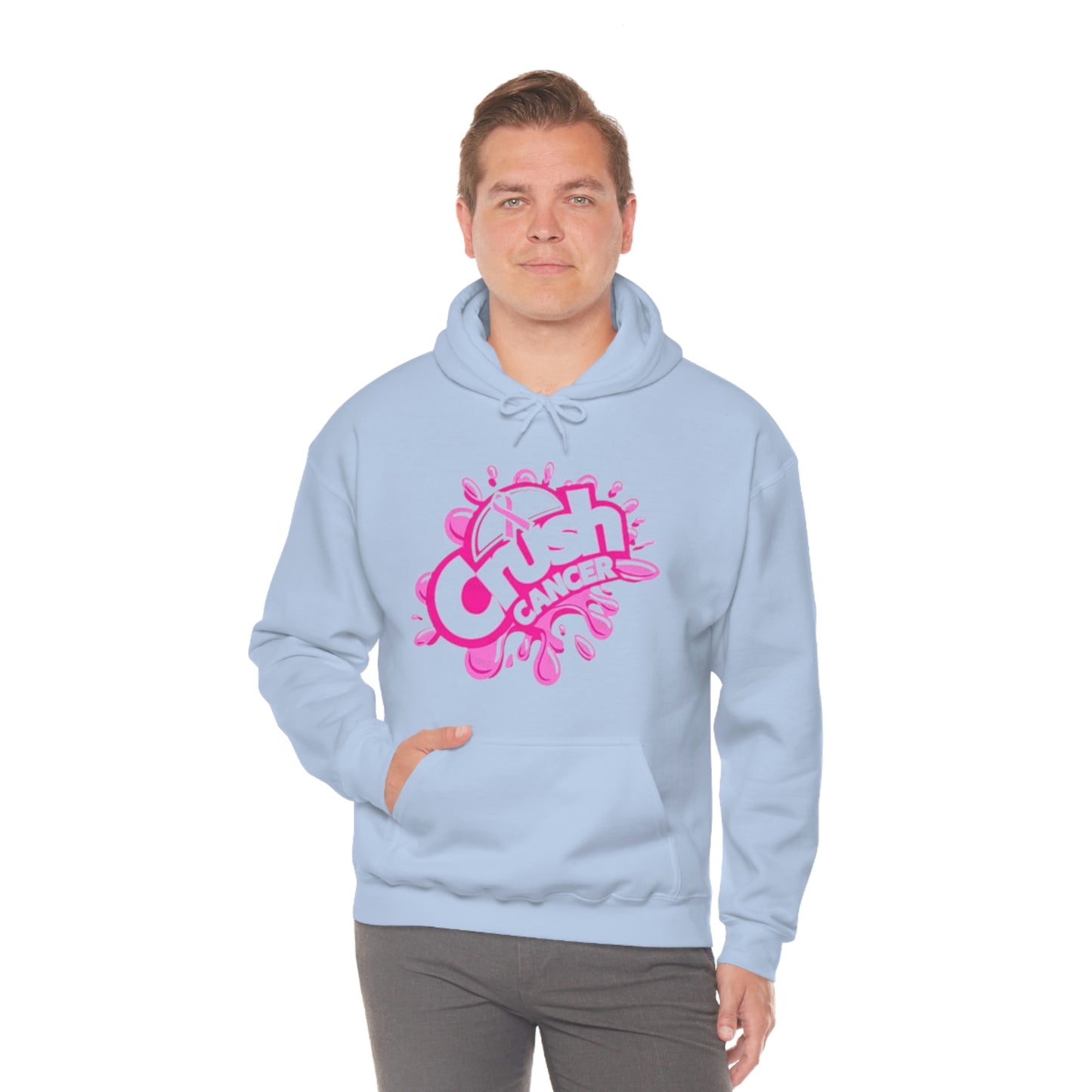 Crush Cancer Heavy Blend™ Hooded Sweatshirt