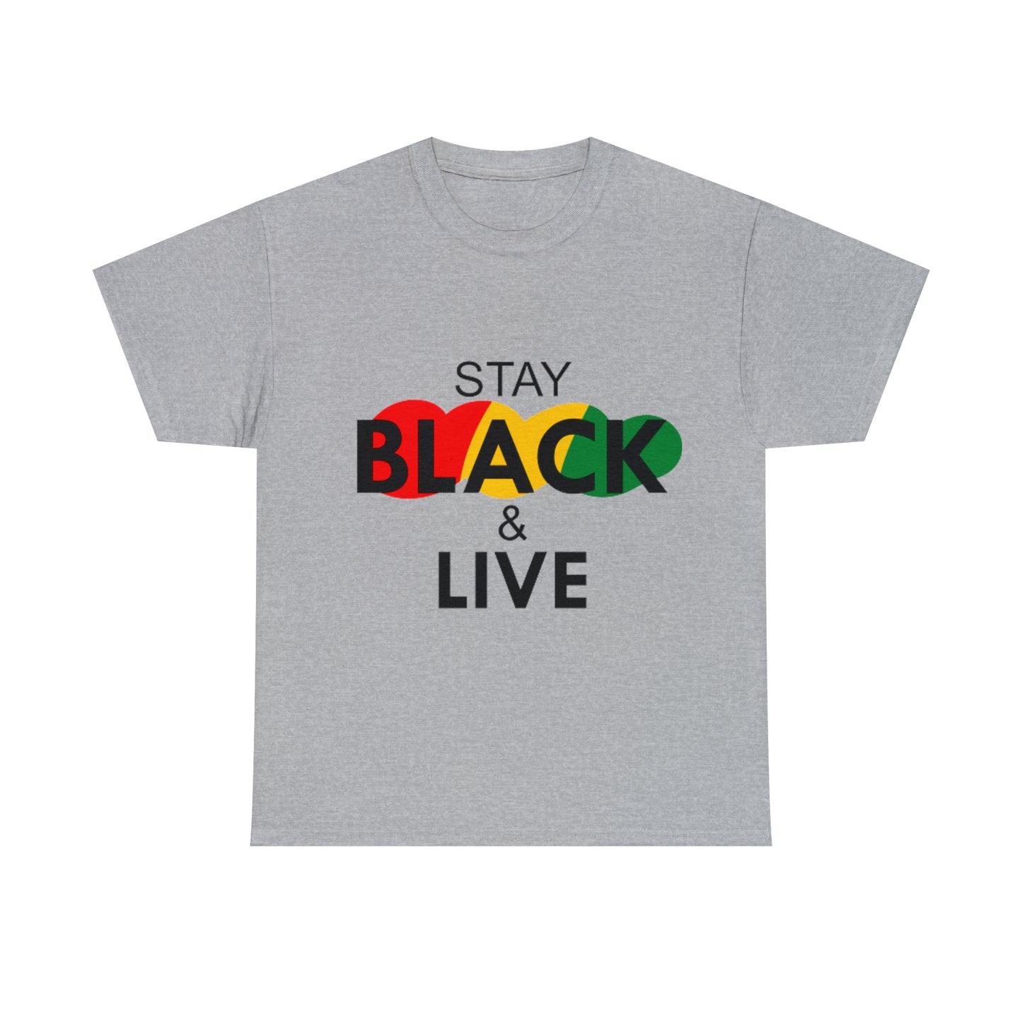 Stay black & live Cotton Tee